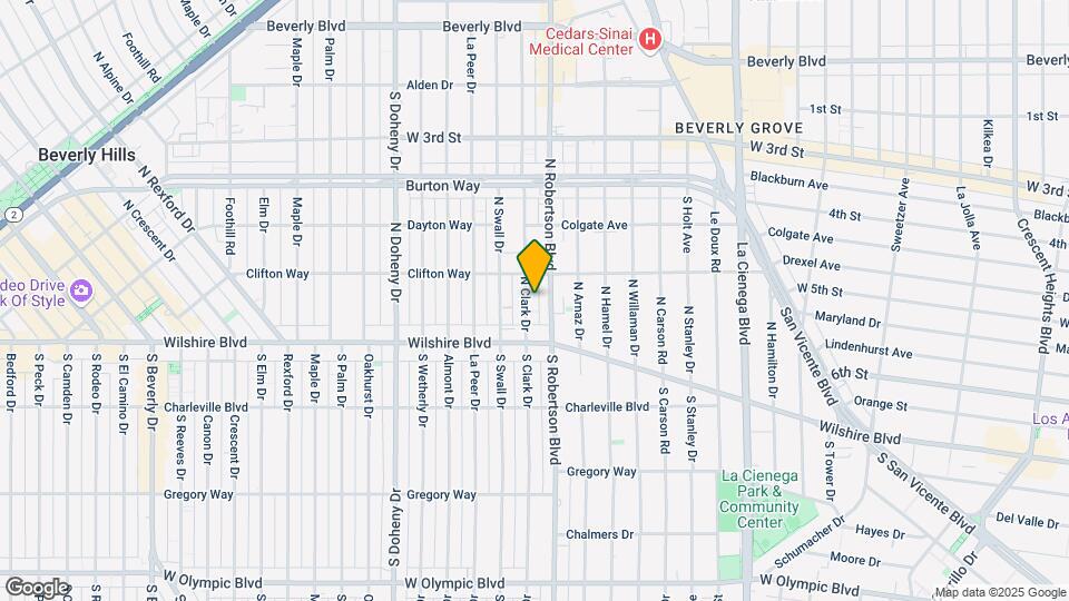 144 N Clark Dr Mapa y Detalles de la Ubicación