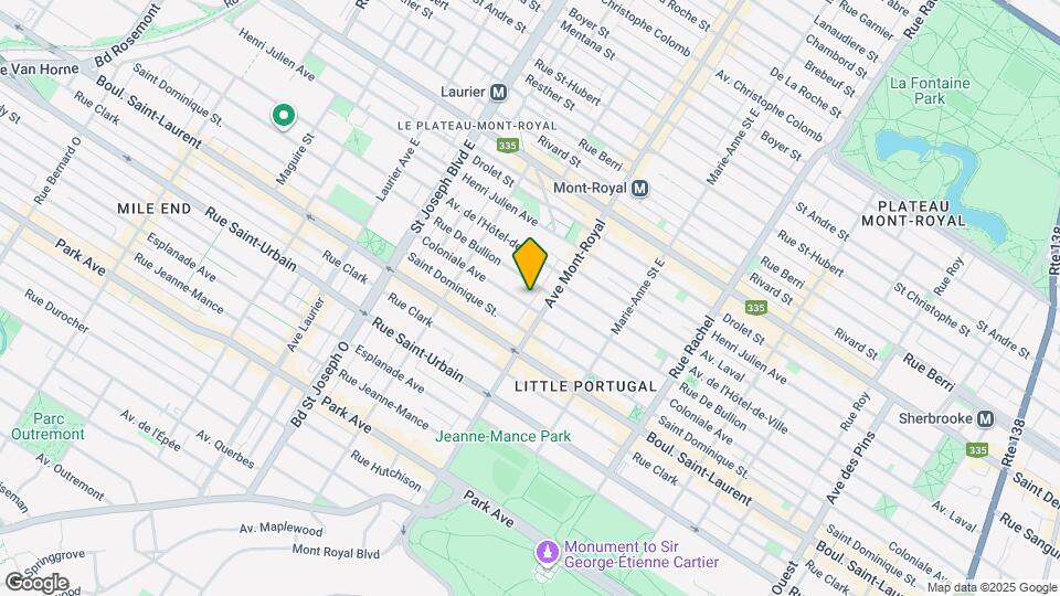 4515 Coloniale Av Map and Location Details