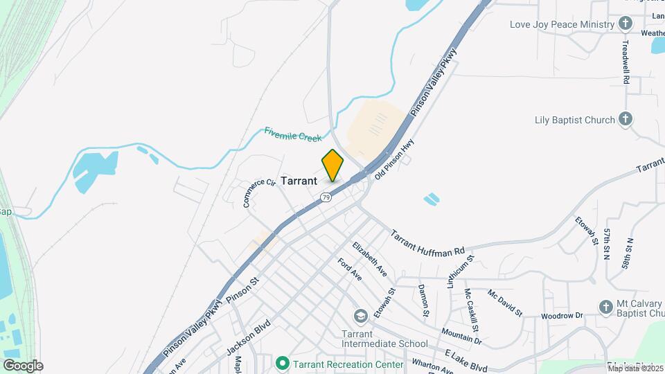 1828 Pinson Valley Pkwy Mapa y Detalles de la Ubicación