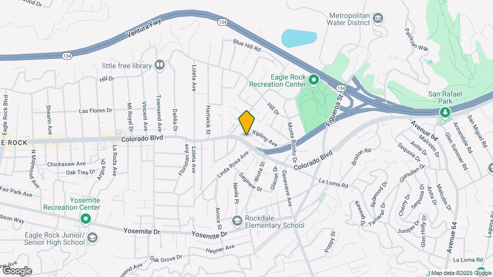 1323 Colorado Blvd Map and Location Details