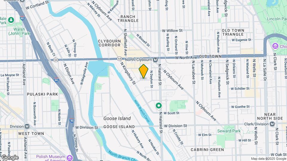 853 W Blackhawk St Map and Location Details