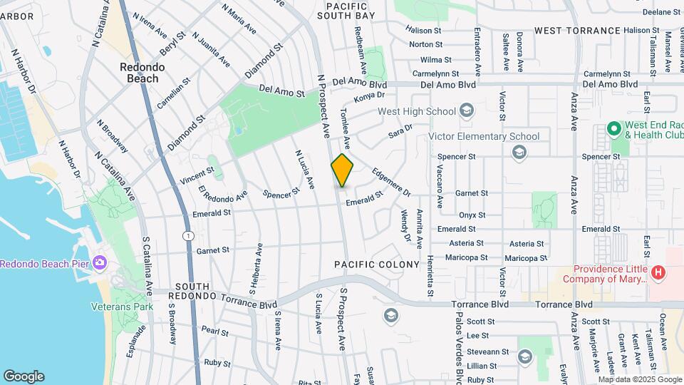 108 N Prospect Ave Map and Location Details