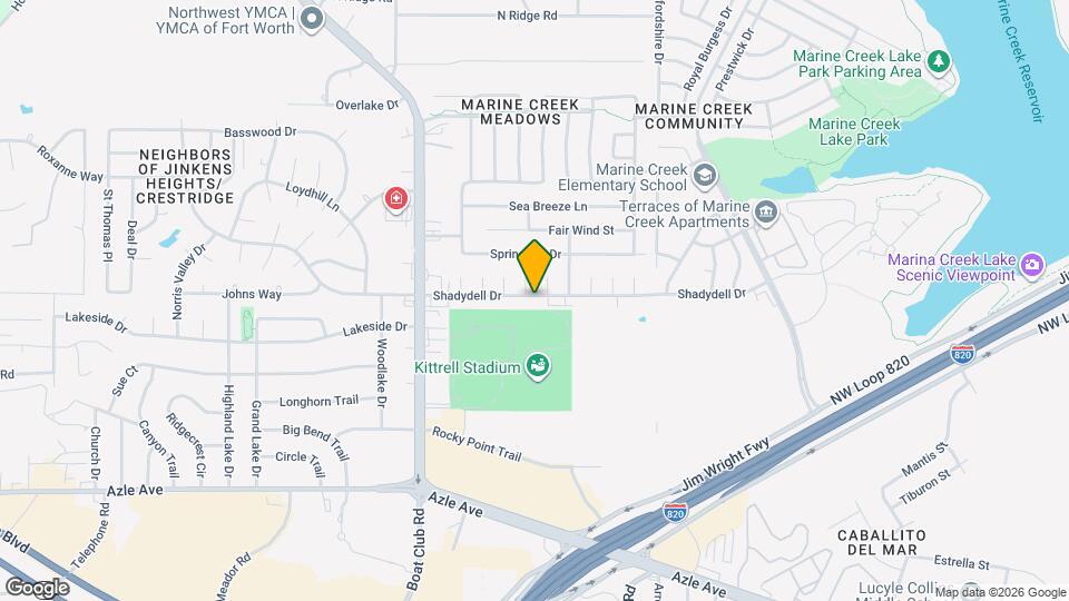 5829 Shadydell Dr Map and Location Details