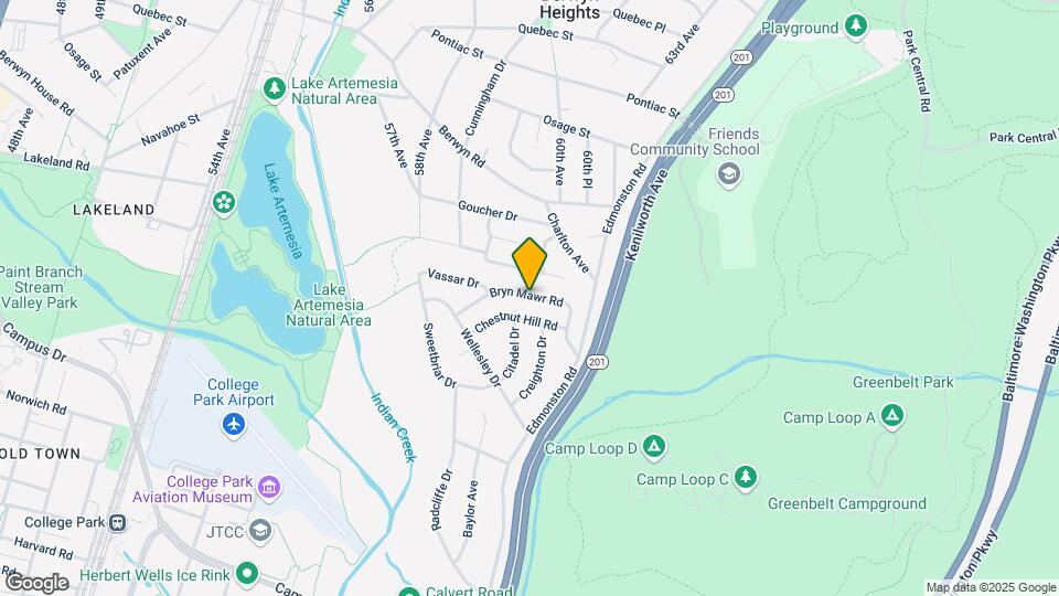 5901 Bryn Mawr Rd Map and Location Details