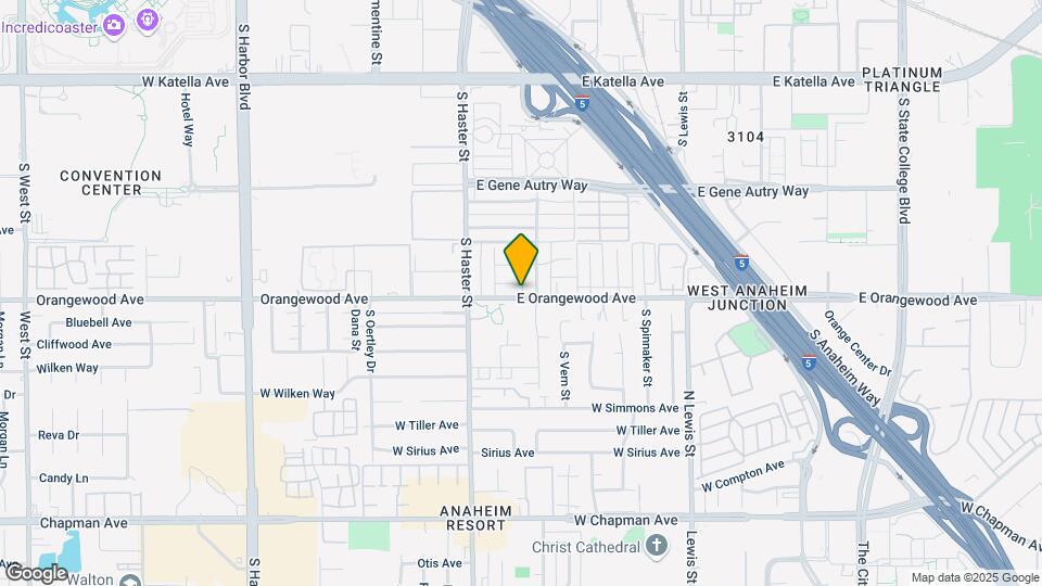 225 E Orangewood Ave Mapa y Detalles de la Ubicación