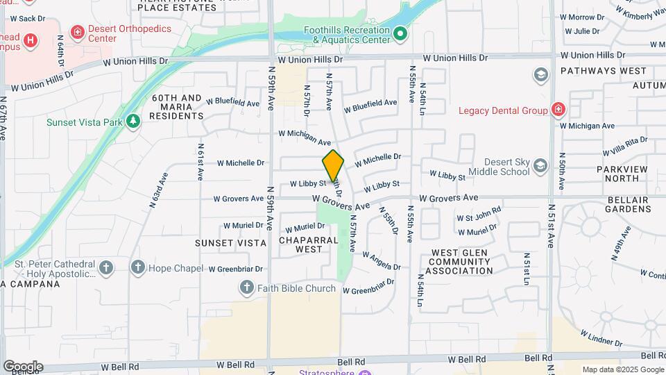 17824 N 57th Dr Map and Location Details