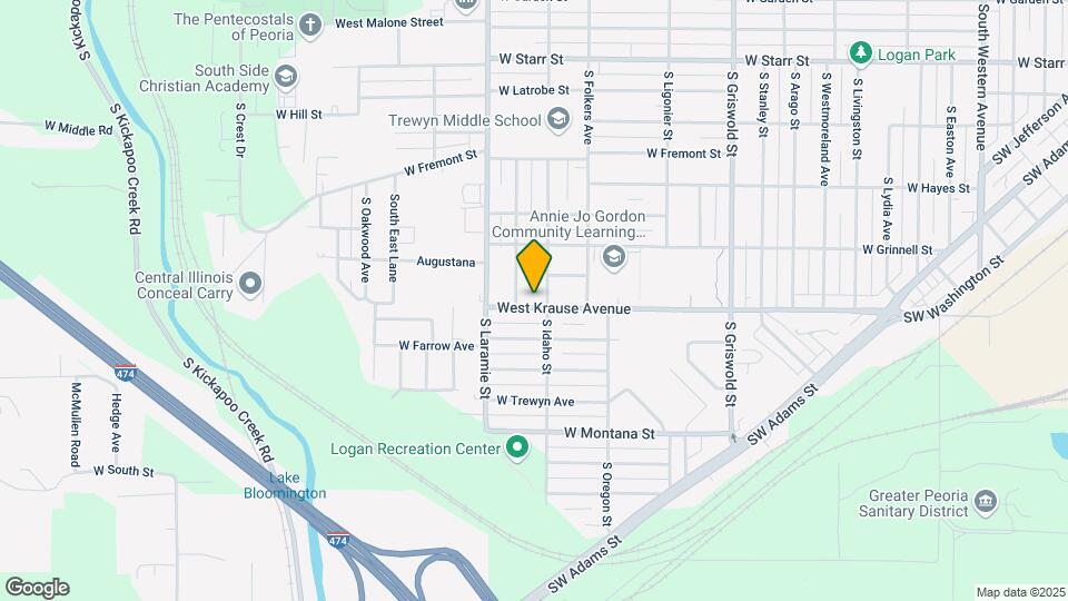 3009 West Krause Avenue Map and Location Details