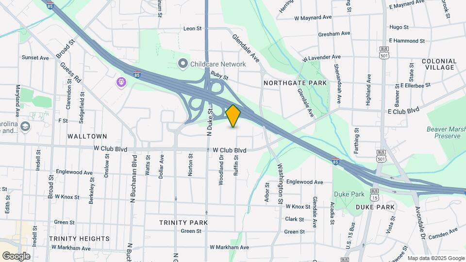 1705 Ruffin St Map and Location Details