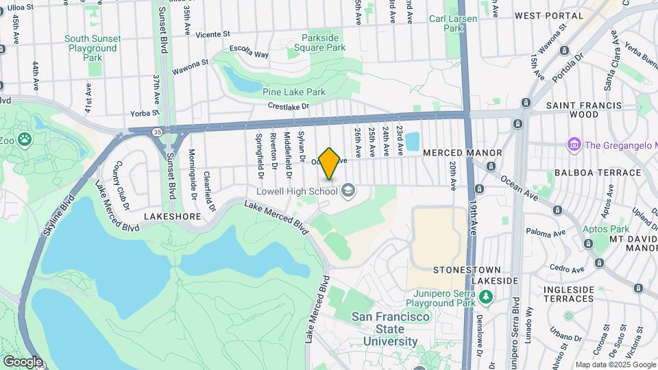 1100 Eucalyptus Dr Map and Location Details