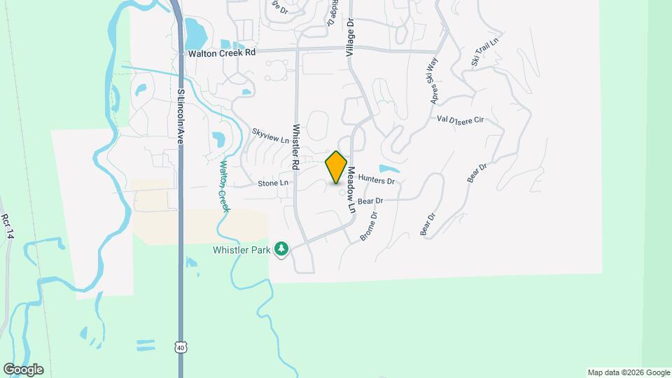 1710 Saddle Creek Ct Map and Location Details