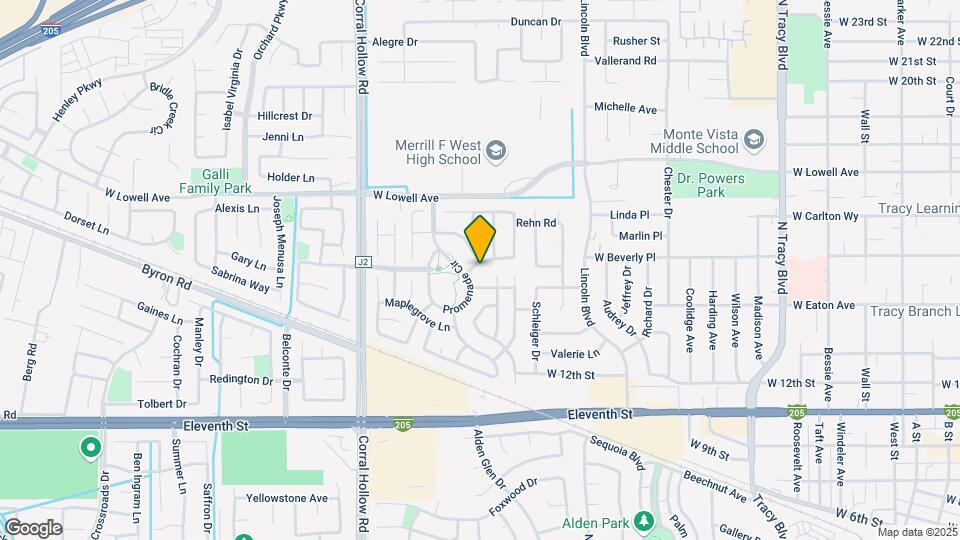 1720 Treehaven Ln Map and Location Details