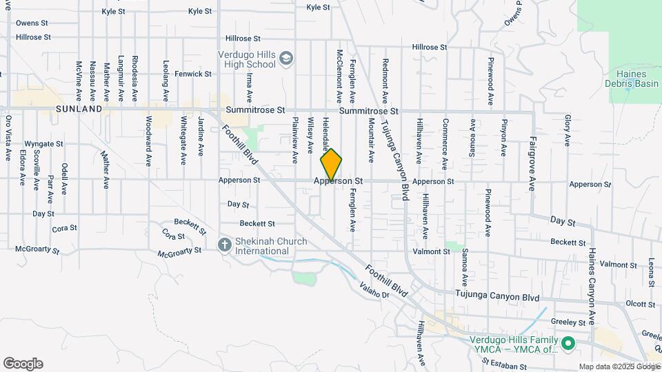 7502 Apperson St Map and Location Details