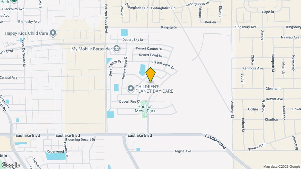 760 Desert Ash Dr Map and Location Details