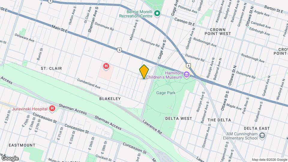 220 Maplewood Ave Map and Location Details