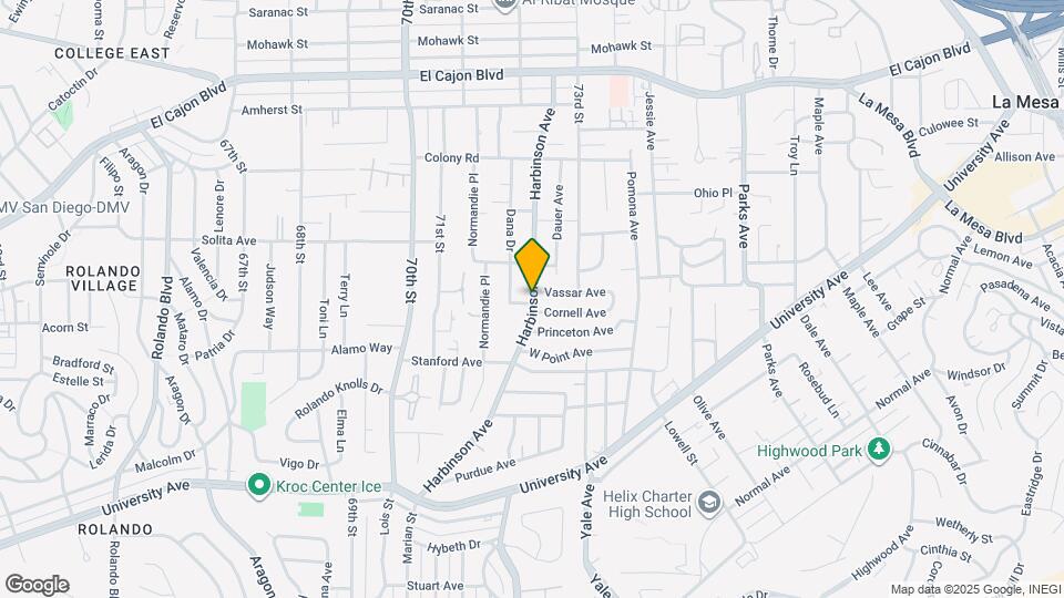 4546 Harbinson Ave Map and Location Details