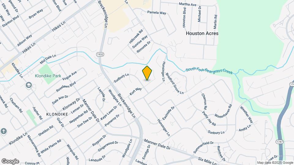 7303 Kort Way Map and Location Details