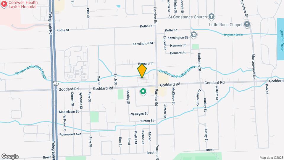 22684 Goddard Rd Map and Location Details