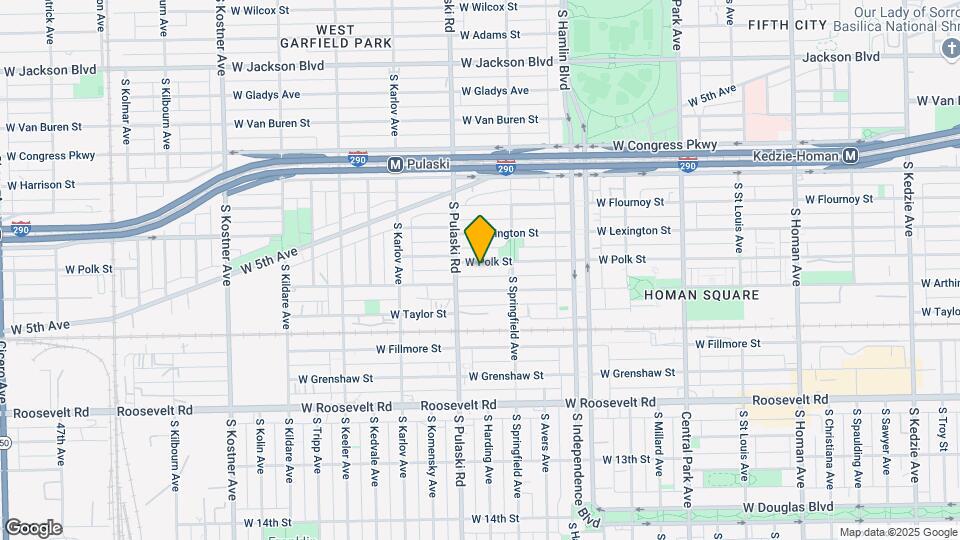 3939 W Polk St Map and Location Details