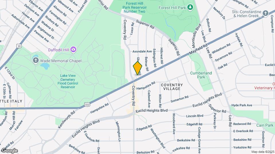 2821 Mayfield Rd Map and Location Details
