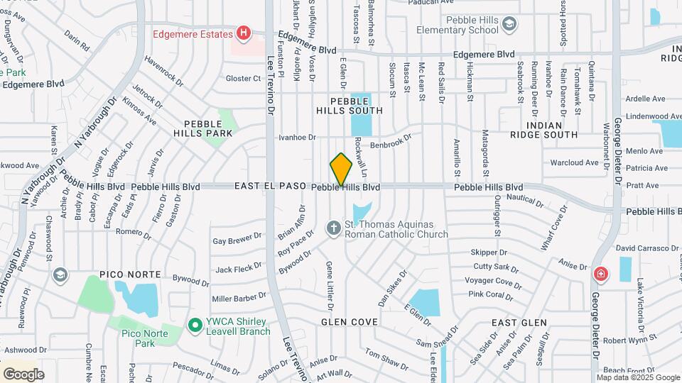 3019 E Glen Dr Map and Location Details