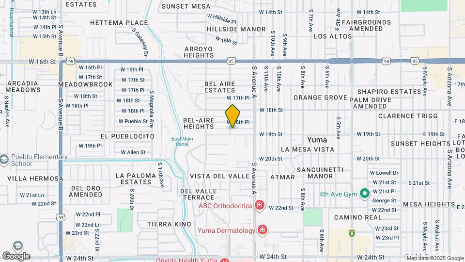 1294 W 19th St Map and Location Details