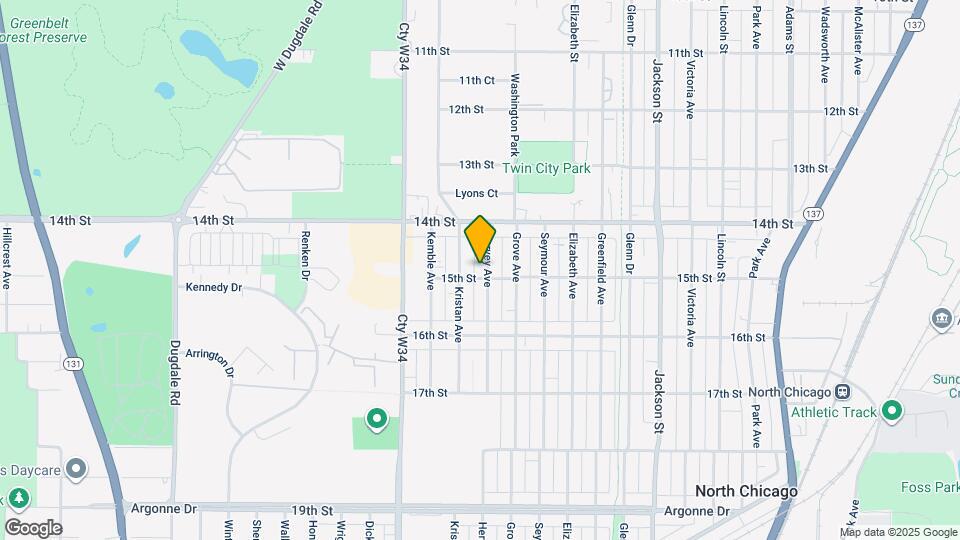 1444 Hervey Ave Mapa y Detalles de la Ubicación