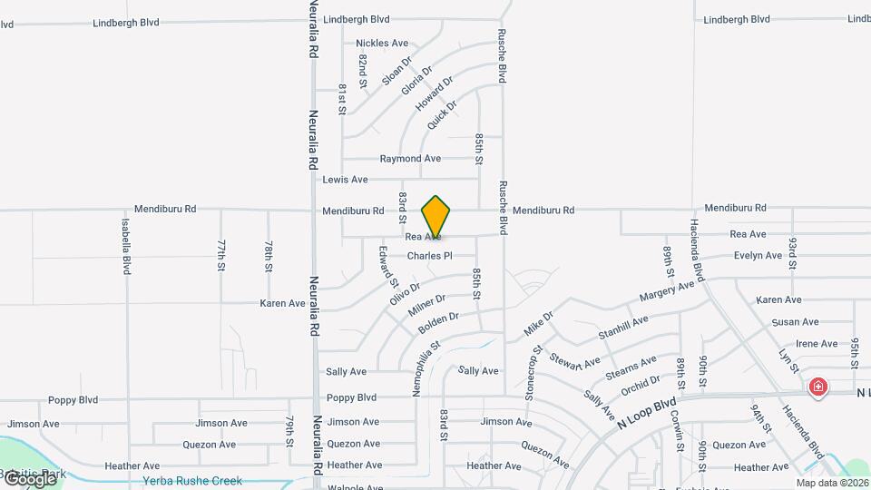 8332 Rea Ave Map and Location Details