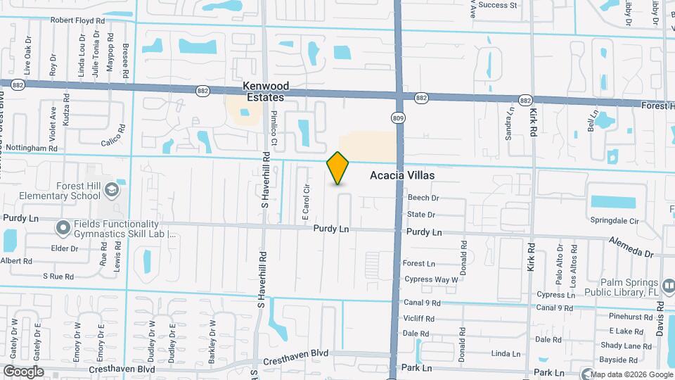 4725 N Palma Cir Mapa y Detalles de la Ubicación