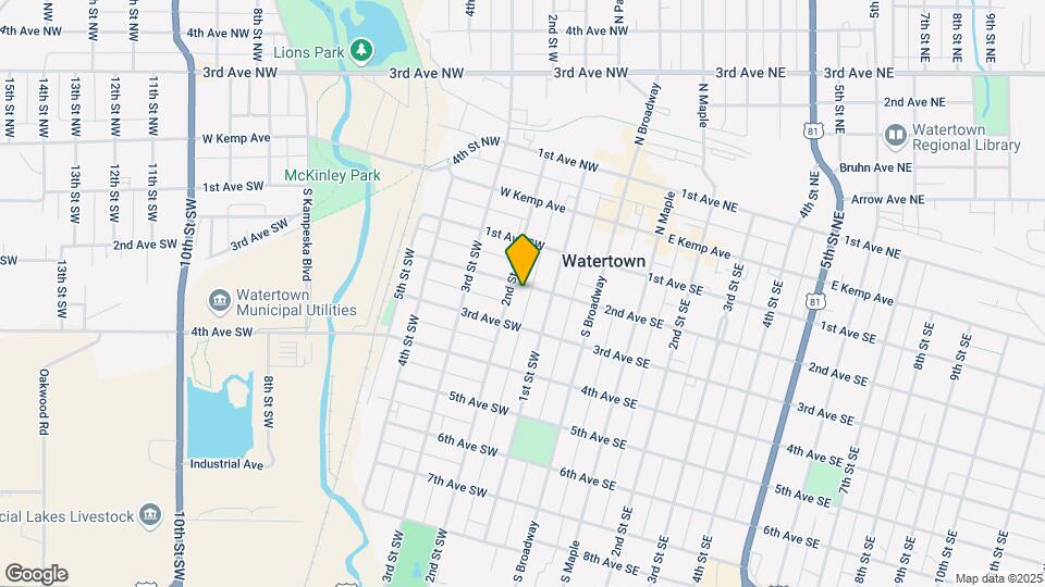 120 2nd Ave SW Map and Location Details