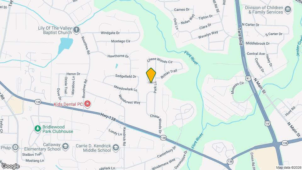 192 Chase Woods Cir Mapa y Detalles de la Ubicación
