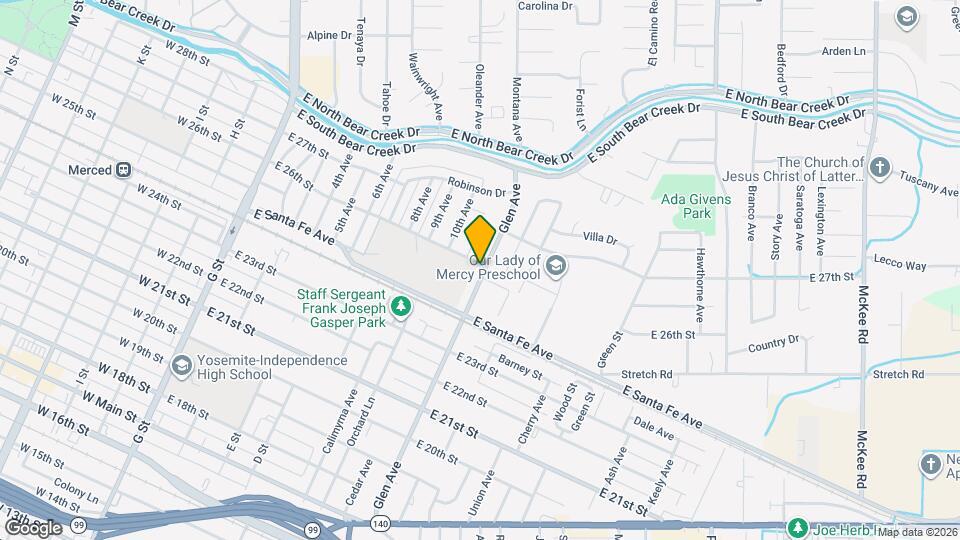 2597-2597 Glen Ave Mapa y Detalles de la Ubicación