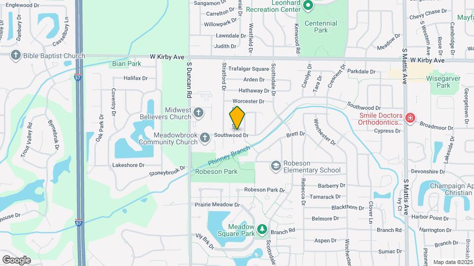 2702 Southwood Dr Map and Location Details