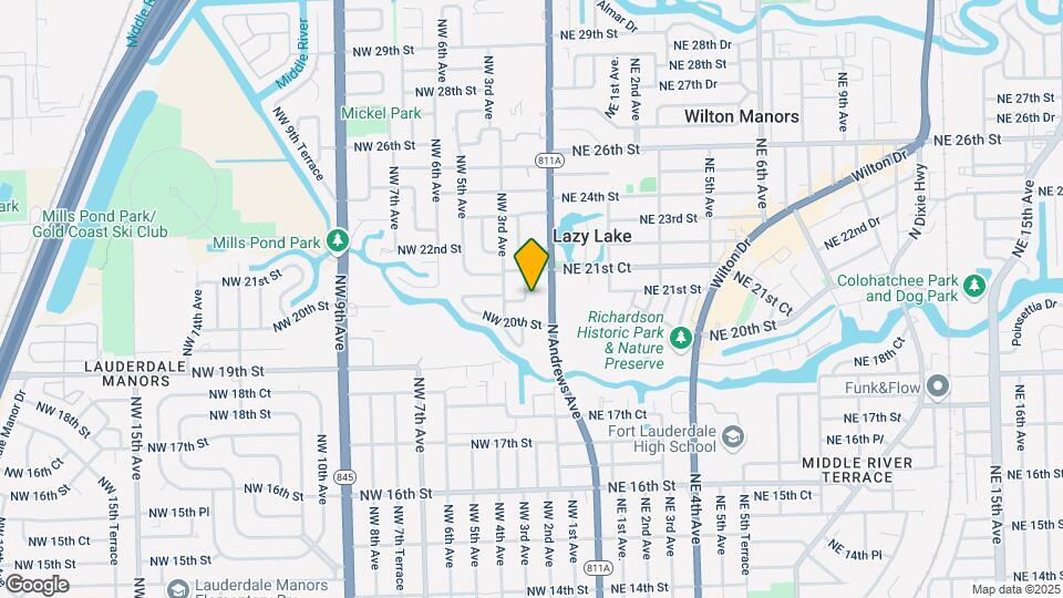 2100 NW 2nd Ave Map and Location Details