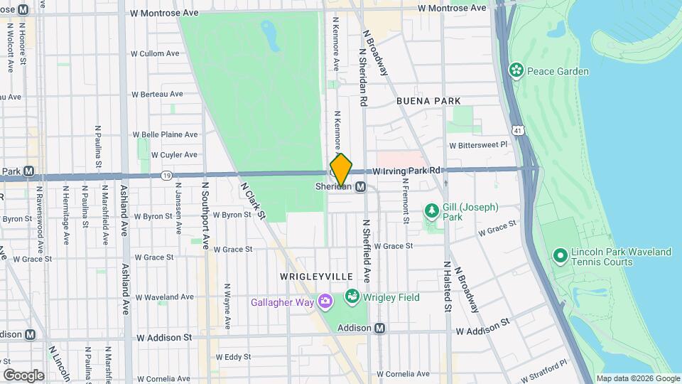 1036 W Dakin St, Unit 3914-3W Map and Location Details