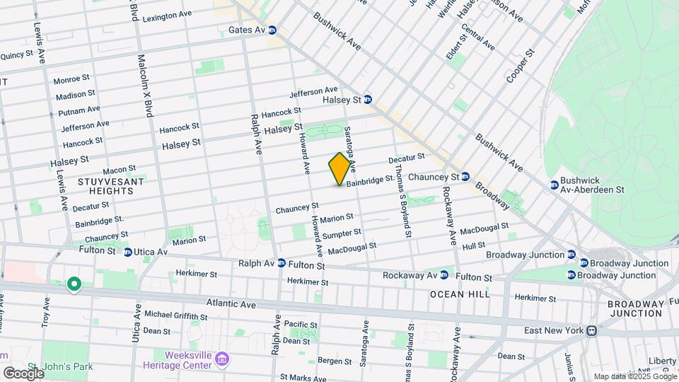 468 Bainbridge St Map and Location Details