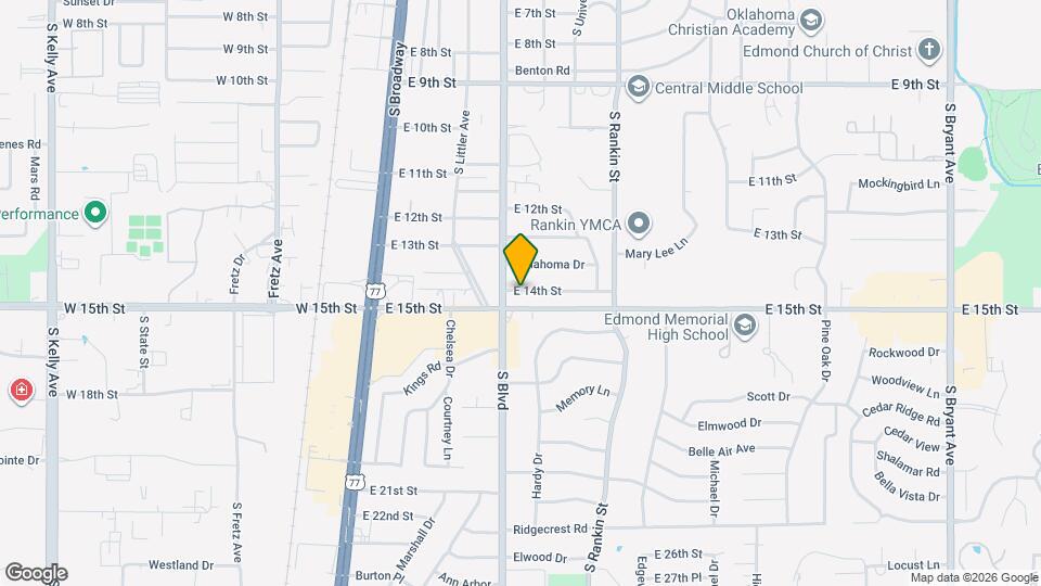 208 E 14th St Map and Location Details