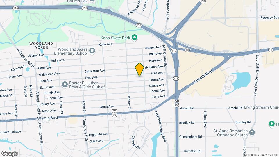 8815 Eaton Ave Map and Location Details