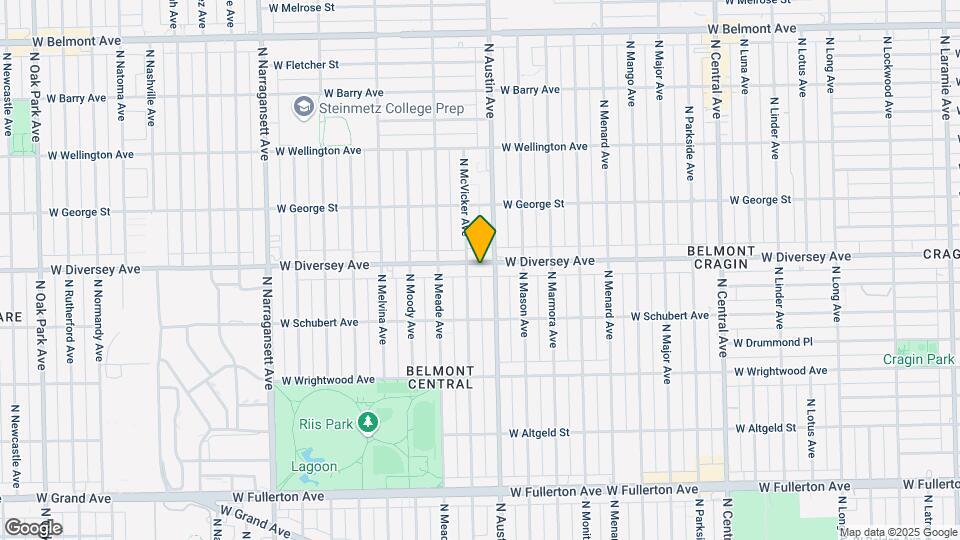 6019 W Diversey Ave Map and Location Details