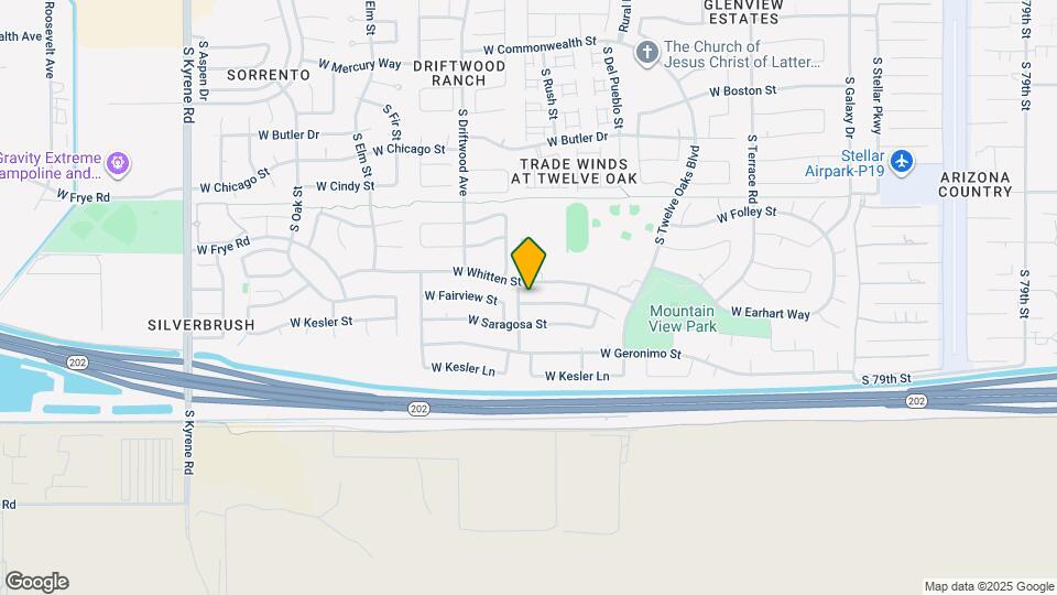 5262 W Fairview St Map and Location Details