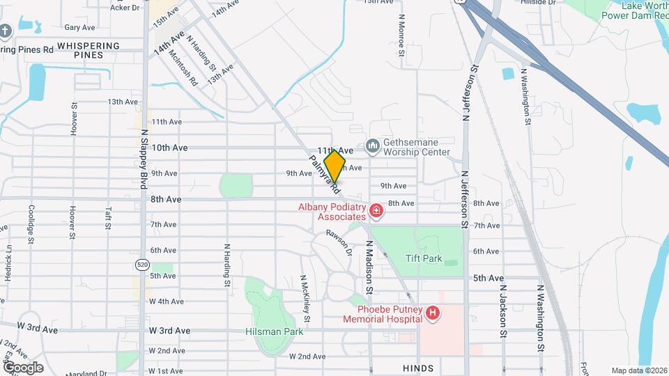 1519 Palmyra Rd Map and Location Details