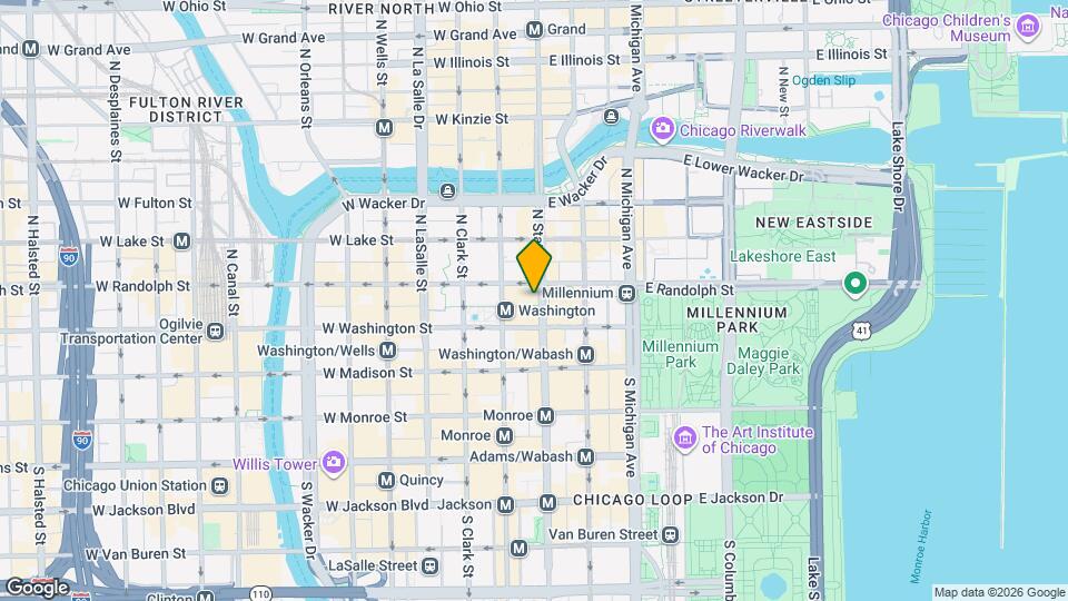 133 N Dearborn St Mapa y Detalles de la Ubicación