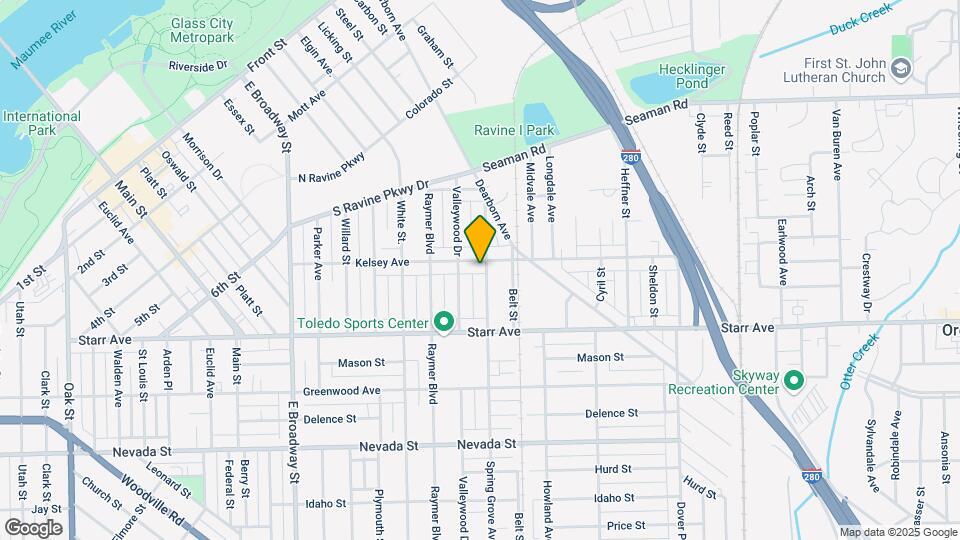 1624 Kelsey Ave Map and Location Details