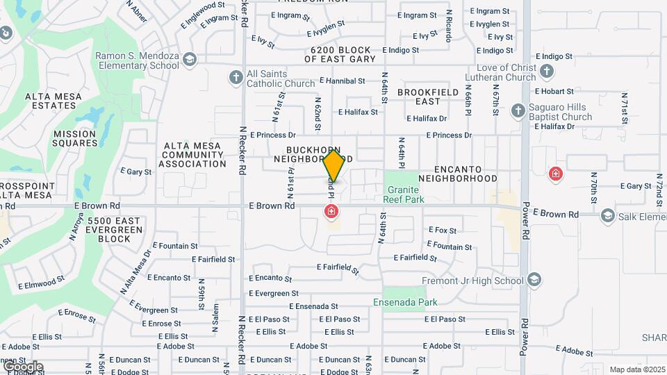 6238 E Greenway Cir Map and Location Details