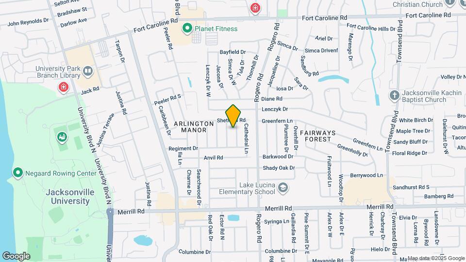 3220 De Carlo Ln Mapa y Detalles de la Ubicación