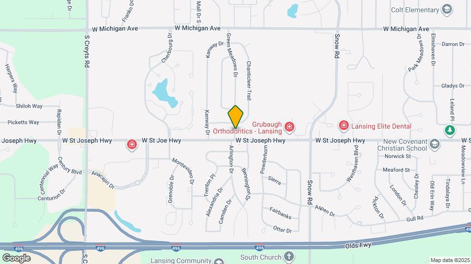 617 Farmstead Ln Map and Location Details