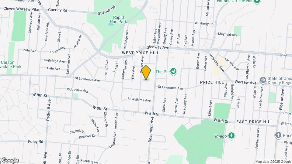 1011 Winfield Ave Map and Location Details