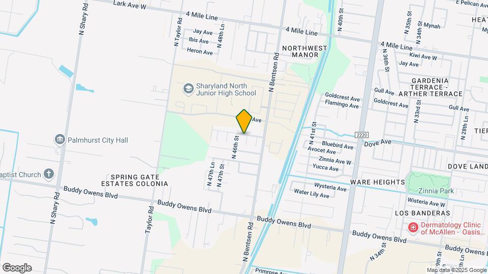 5313 N 45th St Map and Location Details