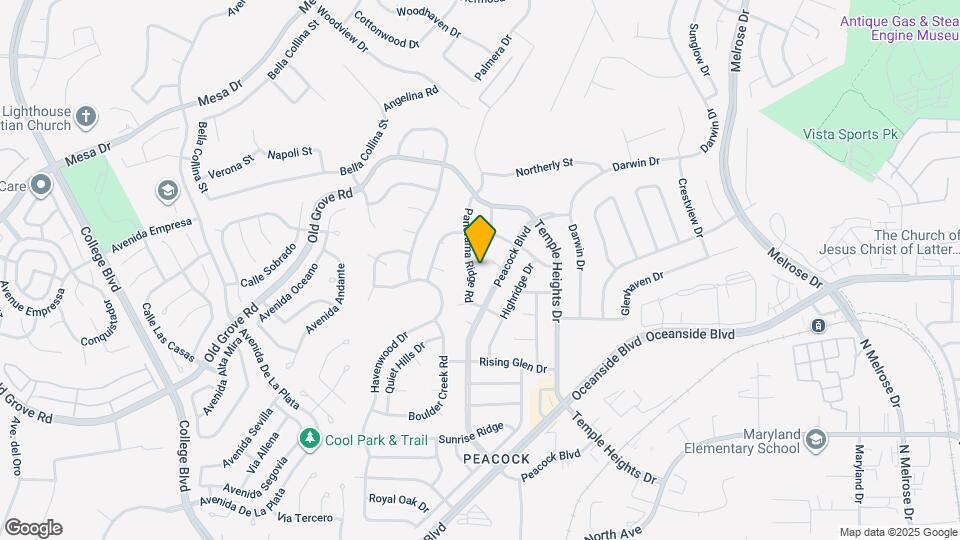 1428 Panorama Ridge Rd Map and Location Details