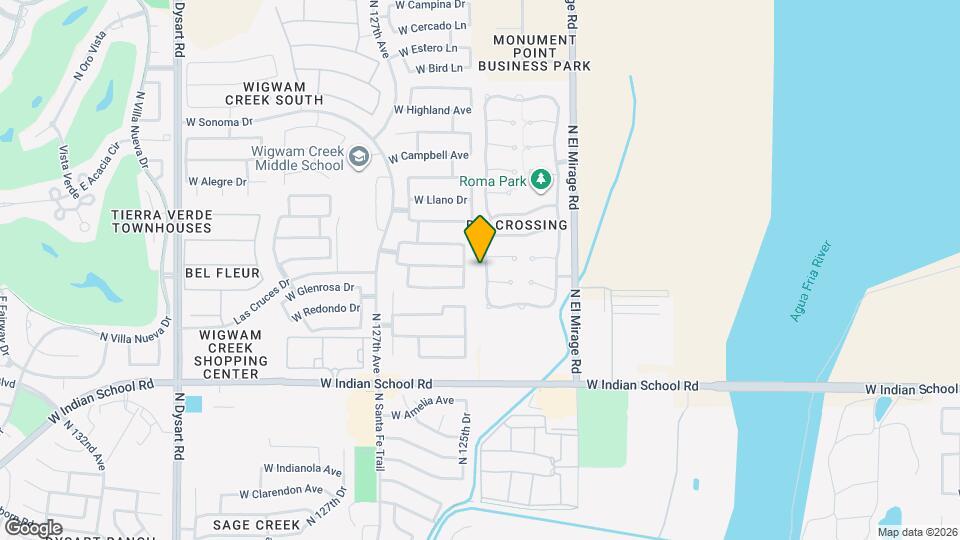 4310 N 124th Ave Map and Location Details