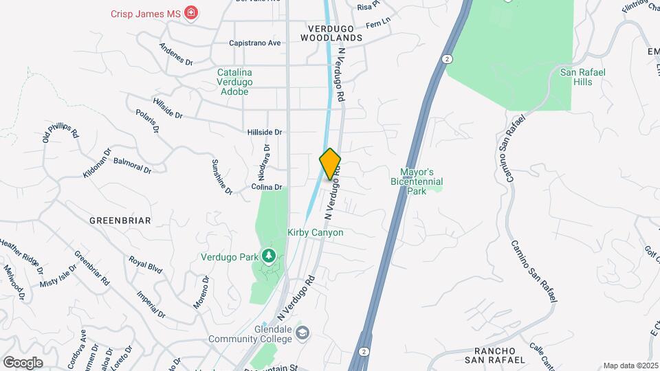 1801 Verdugo Rd Map and Location Details